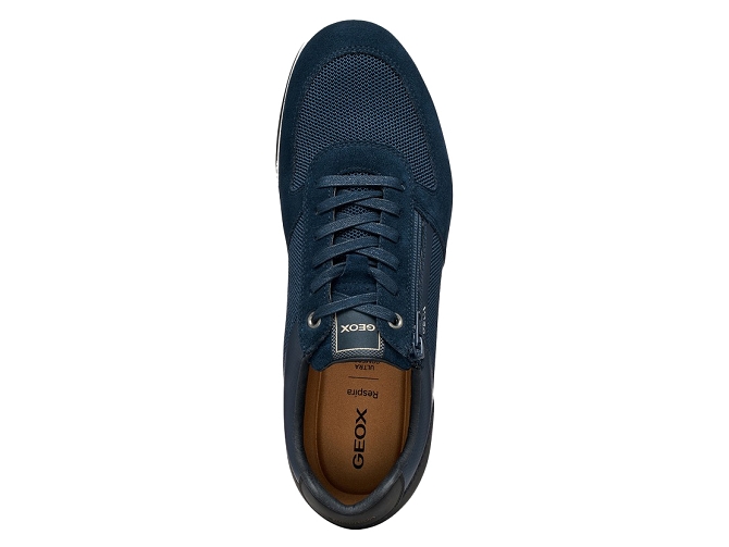 baskets et sneakers - Tendance - homme - Cuir - Bleu Marine - Geox5858201_5