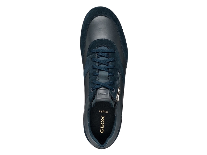 baskets et sneakers - Tendance - homme - Cuir - Bleu Marine - Geox5858401_5