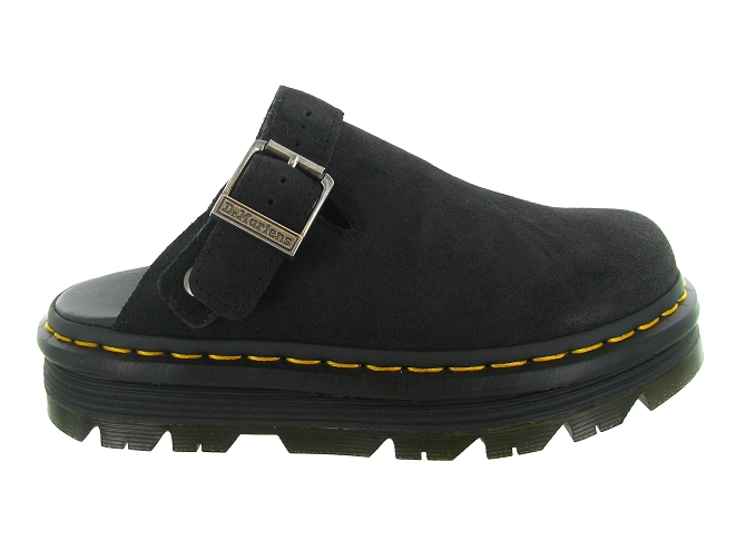sandales et nu pieds - Mule Sabot - femme - Nubuck - Noir - Doc martens5859001_2