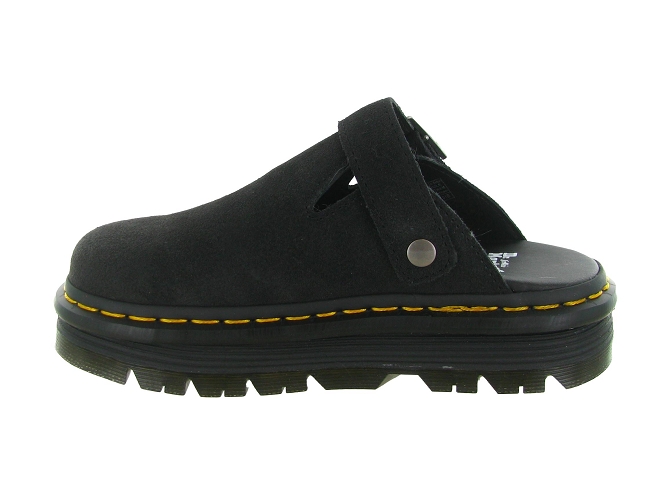 sandales et nu pieds - Mule Sabot - femme - Nubuck - Noir - Doc martens5859001_4