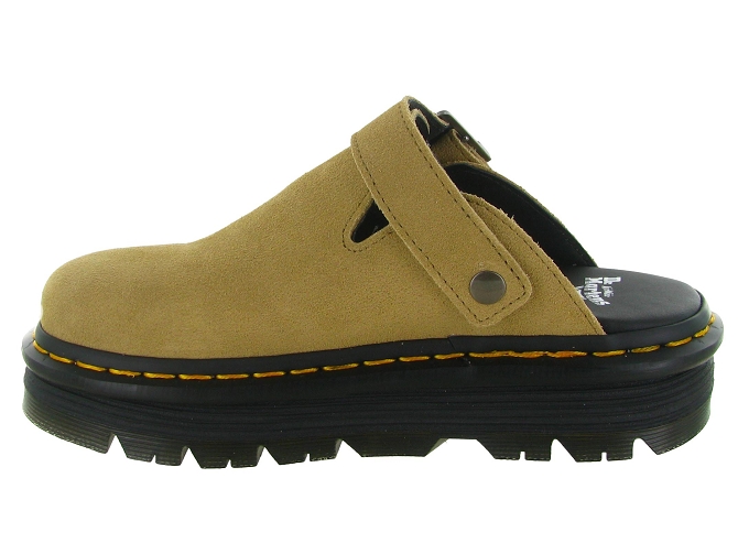 sandales et nu pieds - Mule Sabot - femme - Nubuck - Beige - Doc martens5859002_4