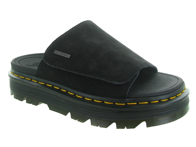 sandales et nu pieds - Confort - femme - Nubuck - Noir - Doc martens