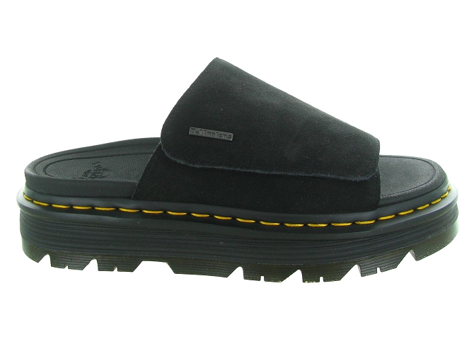 sandales et nu pieds - Confort - femme - Nubuck - Noir - Doc martens5859301_2