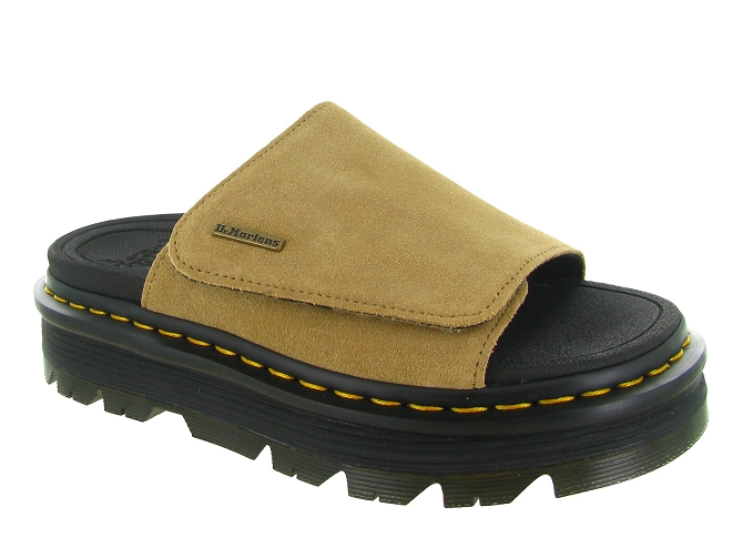 sandales et nu pieds - Confort - femme - Nubuck - Beige - Doc martens