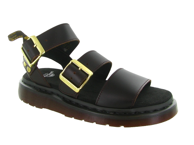 sandales et nu pieds - Casual - femme - Cuir - Marron - Doc martens