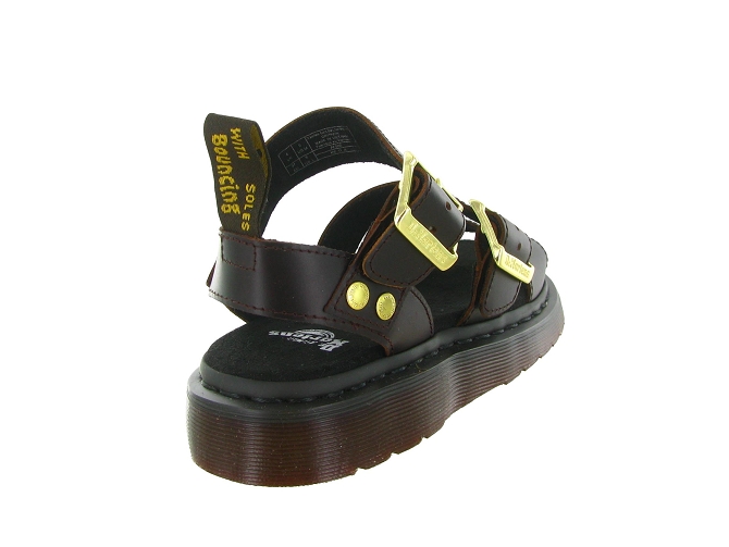 sandales et nu pieds - Casual - femme - Cuir - Marron - Doc martens5859402_5