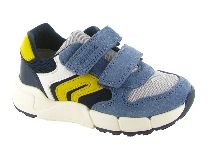 baskets et sneakers - Semelle souple - bebe garcon - Cuir - Bleu - Geox