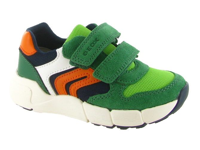 baskets et sneakers - Semelle souple - bebe garcon - Cuir - Vert - Geox