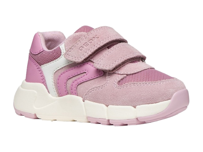 baskets et sneakers - Semelle souple - bebe fille - Cuir - Rose - Geox