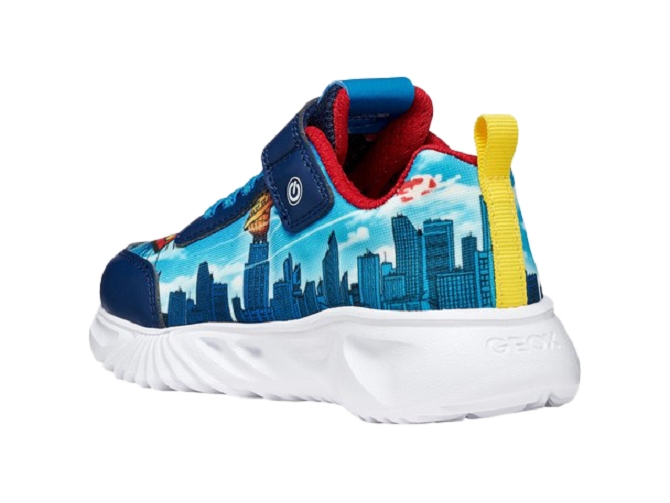 baskets et sneakers - Semelle souple - junior garcon - Synthétique - Bleu - Geox5860201_3