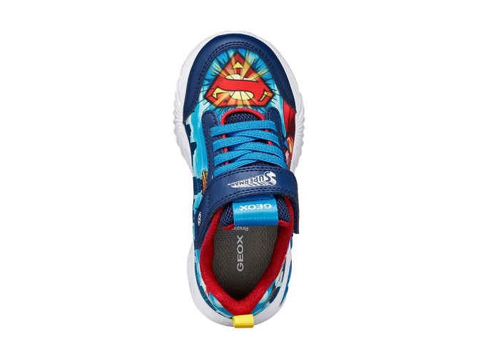 baskets et sneakers - Semelle souple - junior garcon - Synthétique - Bleu - Geox5860201_5