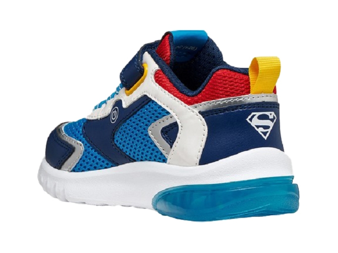 baskets et sneakers - Semelle souple - junior garcon - Synthétique - Bleu - Geox5860301_3
