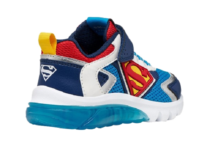 baskets et sneakers - Semelle souple - junior garcon - Synthétique - Bleu - Geox5860301_4