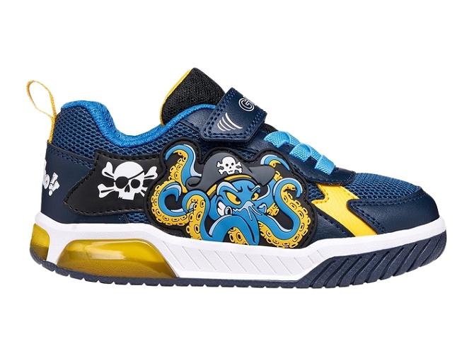 baskets et sneakers - Semelle souple - junior garcon - Synthétique - Bleu - Geox5862001_2