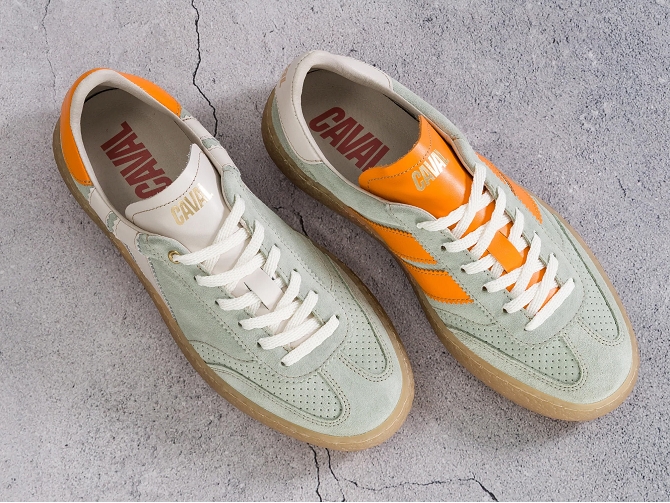 baskets et sneakers - Tendance - femme - Nubuck - Vert - Caval5862201_5