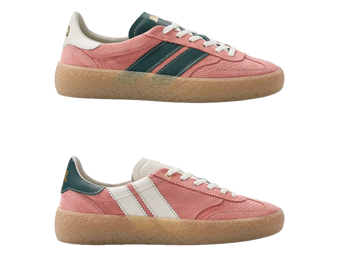 baskets et sneakers - Tendance - femme - Nubuck - Rose - Caval5862202_2