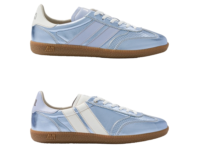 baskets et sneakers - Tendance - femme - Nubuck - Bleu - Caval5862301_2