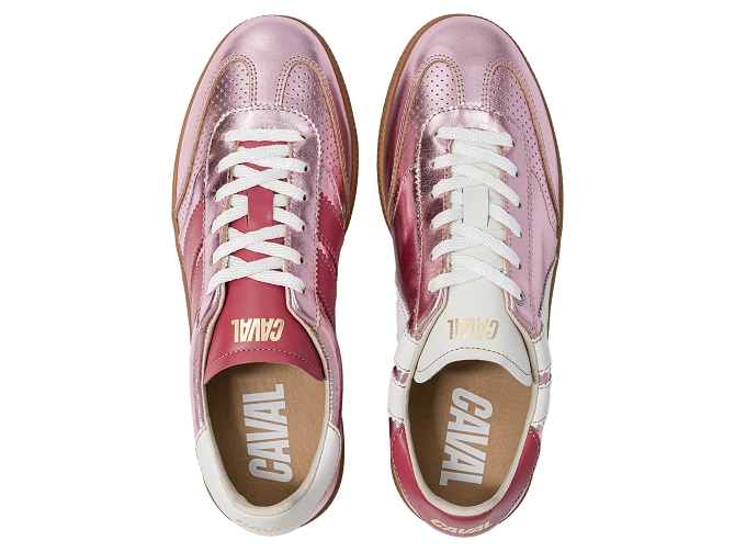 baskets et sneakers - Tendance - femme - Nubuck - Rose - Caval5862302_3