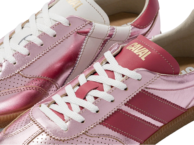baskets et sneakers - Tendance - femme - Nubuck - Rose - Caval5862302_5