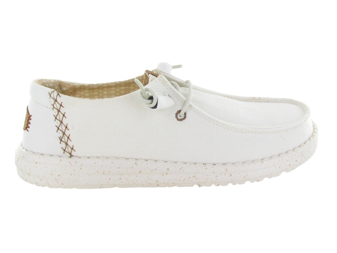 baskets et sneakers - Confort - femme - Toile  - Blanc - Hey dude5862501_2