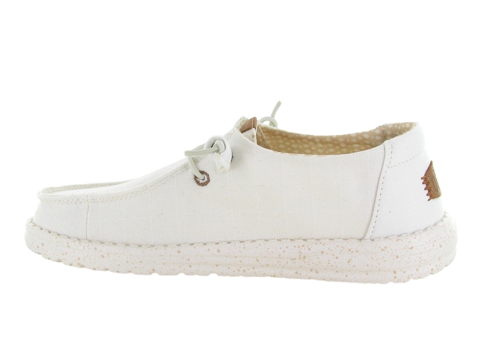 baskets et sneakers - Confort - femme - Toile  - Blanc - Hey dude5862501_4