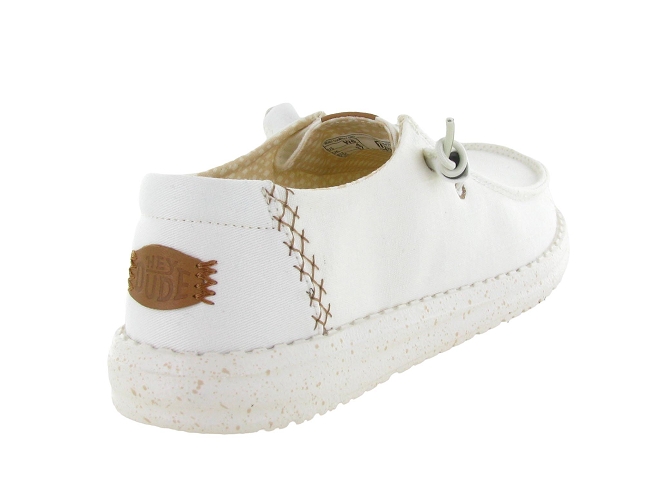 baskets et sneakers - Confort - femme - Toile  - Blanc - Hey dude5862501_5