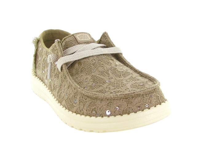 baskets et sneakers - Confort - femme - Toile  - Beige - Hey dude5863001_3