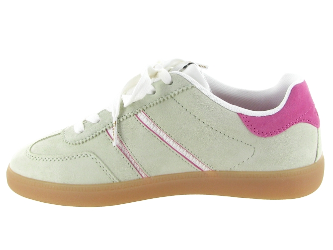 baskets et sneakers - Confort - femme - Nubuck - Vert amande - Tamaris5863301_4