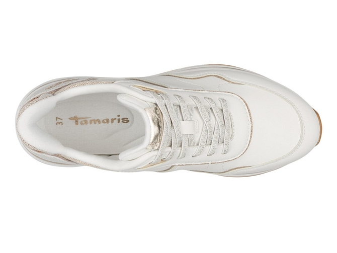baskets et sneakers - Confort - femme - Synthétique - Blanc - Tamaris5863501_4
