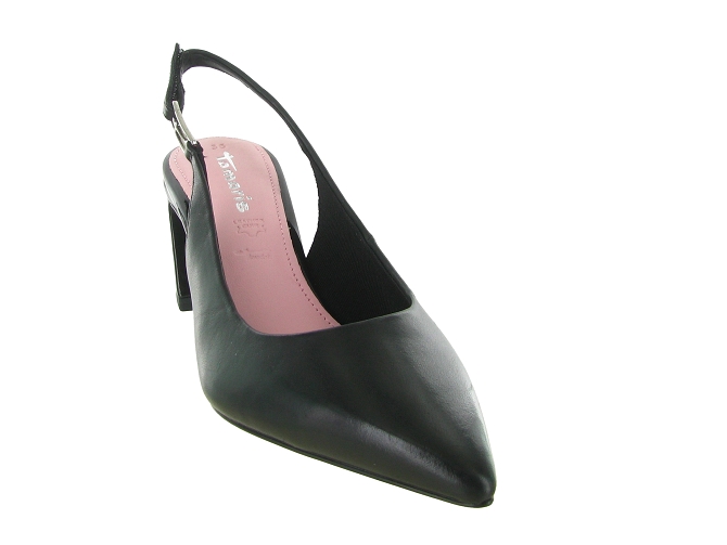 escarpins et trotteurs - Bride arrière - femme - Cuir - Noir - Tamaris5863601_3