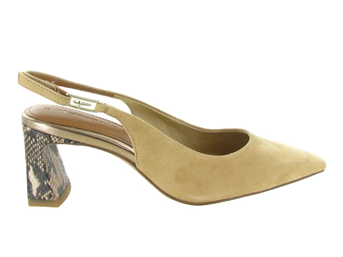 escarpins et trotteurs - Bride arrière - femme - Cuir - Beige - Tamaris5863602_2