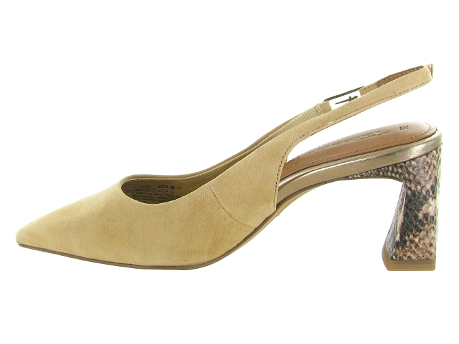 escarpins et trotteurs - Bride arrière - femme - Cuir - Beige - Tamaris5863602_4
