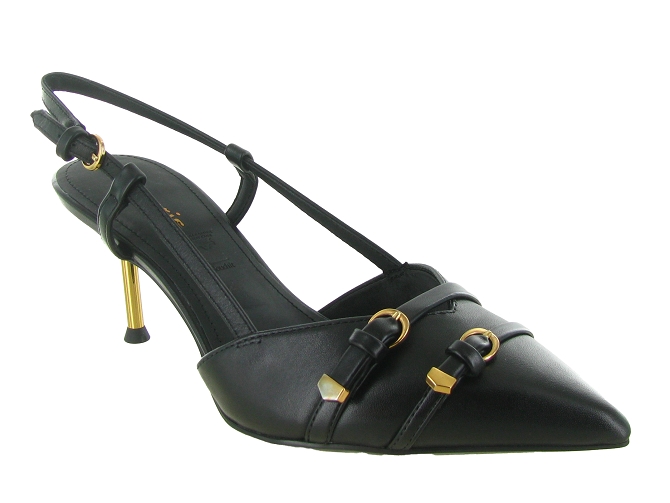 escarpins et trotteurs - Bride arrière - femme - Cuir - Noir - Tamaris5863701_2