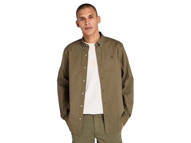 chemise - MANCHE LONGUE - vetement homme - Coton - Marron - Timberland5864401_2