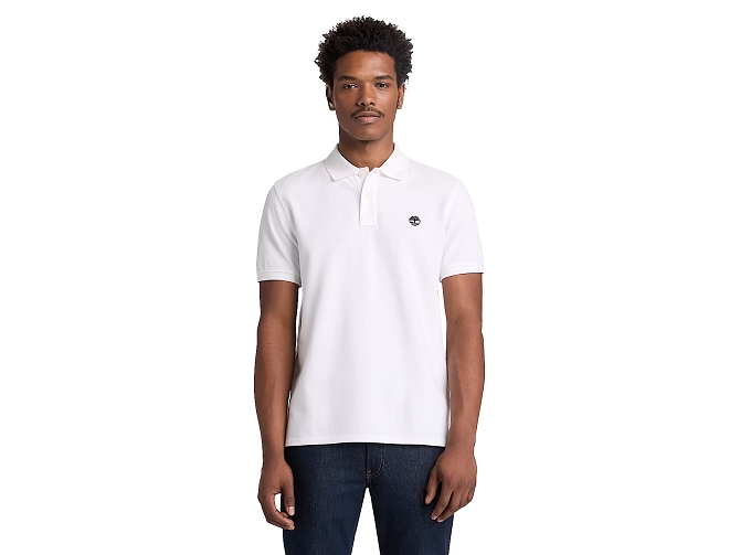 polo - MANCHE COURTE - vetement homme - Coton - Blanc - Timberland5864602_2