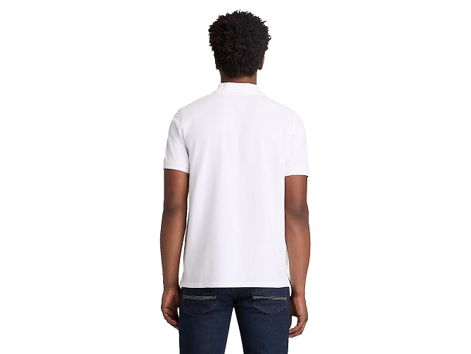polo - MANCHE COURTE - vetement homme - Coton - Blanc - Timberland5864602_4