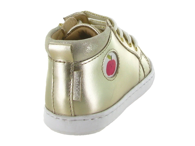 pre marche du 16 au 23 - Semelle souple - bebe fille - Nubuck - Or - Shoo pom5867101_5