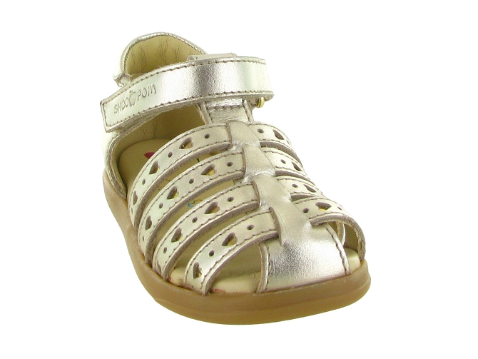 sandales et nu pieds -  - bebe fille - Cuir - Or - Shoo pom5867601_3