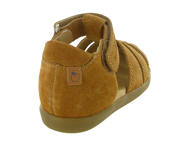 sandales et nu pieds - Semelle souple - bebe garcon - Nubuck - Marron - Shoo pom5867701_5
