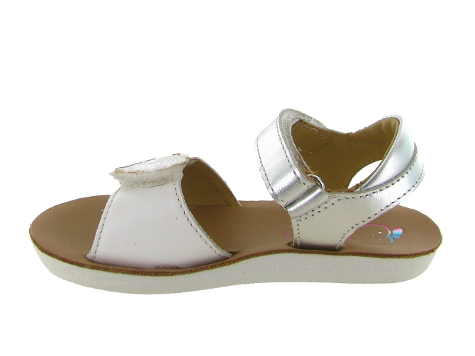 sandales et nu pieds -  - junior fille - Cuir - Argent - Shoo pom5867901_4