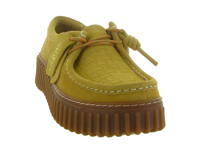 chaussures a lacets - Derby chic - femme - Nubuck - Jaune - Clarks5868702_3