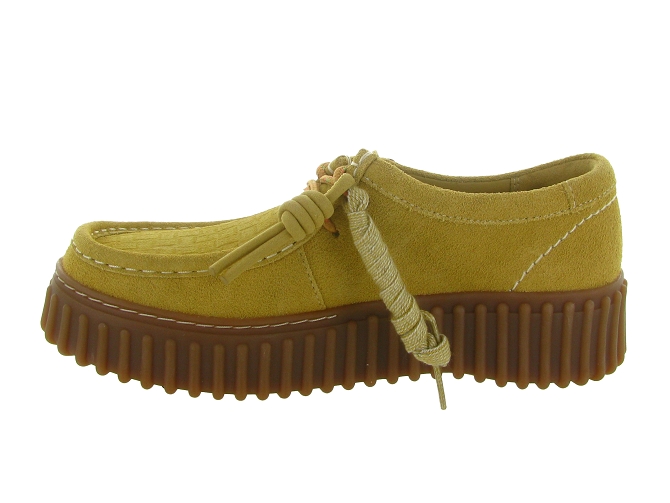 chaussures a lacets - Derby chic - femme - Nubuck - Jaune - Clarks5868702_4