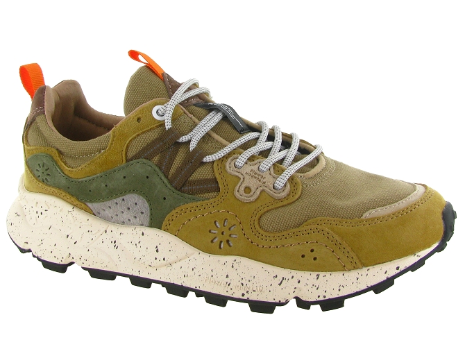 baskets et sneakers - Tendance - homme - Nubuck - Marron - Flower mountain