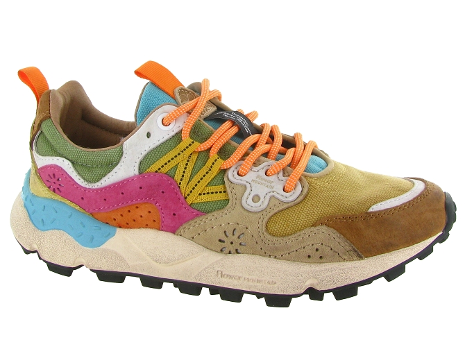 baskets et sneakers - Tendance - femme - Nubuck - Multicolor - Flower mountain