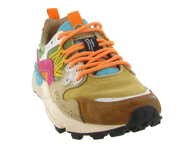 baskets et sneakers - Tendance - femme - Nubuck - Multicolor - Flower mountain5869101_3