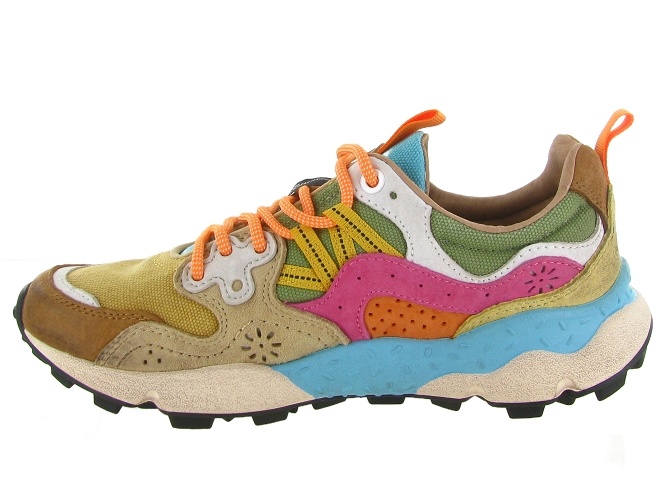 baskets et sneakers - Tendance - femme - Nubuck - Multicolor - Flower mountain5869101_4