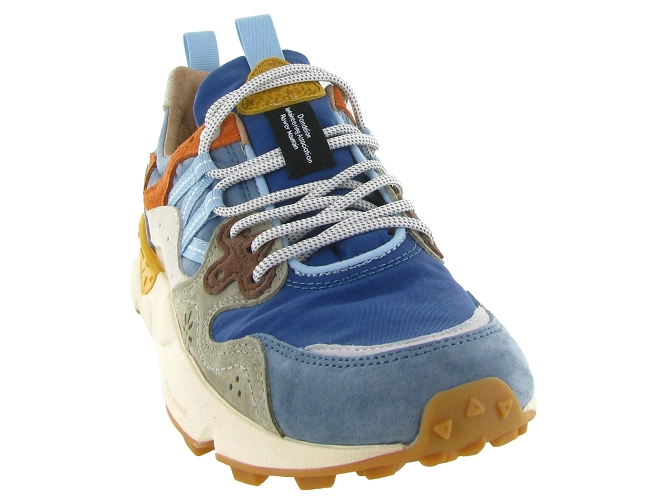 baskets et sneakers - Confort - homme - Nubuck - Bleu Marine - Flower mountain5869301_3