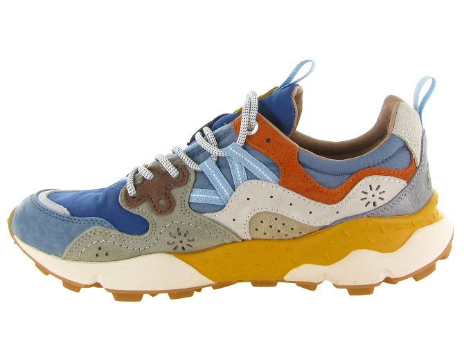 baskets et sneakers - Confort - homme - Nubuck - Bleu Marine - Flower mountain5869301_4