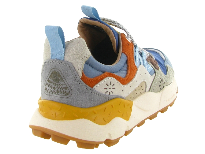 baskets et sneakers - Confort - homme - Nubuck - Bleu Marine - Flower mountain5869301_5
