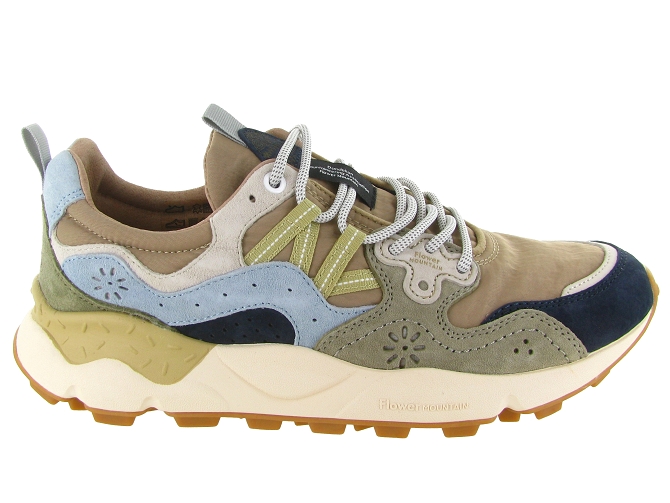 baskets et sneakers - Tendance - homme - Nubuck - Marron - Flower mountain5872901_2